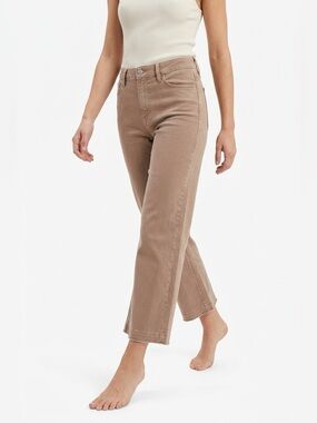 Rw&Co high rise wide leg cropped jeans